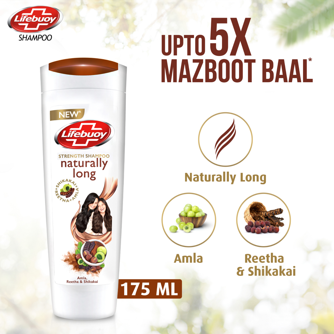 LIFE BUOY NATURALLY LONG SHAMPOO 175ML